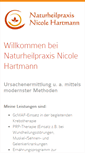 Mobile Screenshot of naturheilpraxis-ditzingen.com
