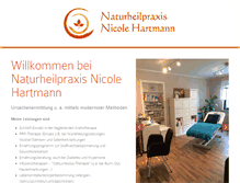 Tablet Screenshot of naturheilpraxis-ditzingen.com